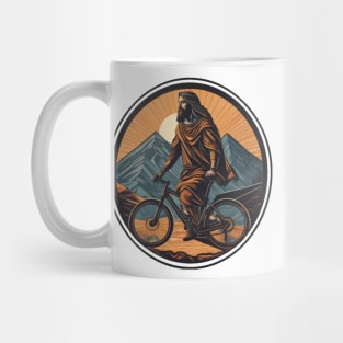 Jesus and his mountain bike Mug